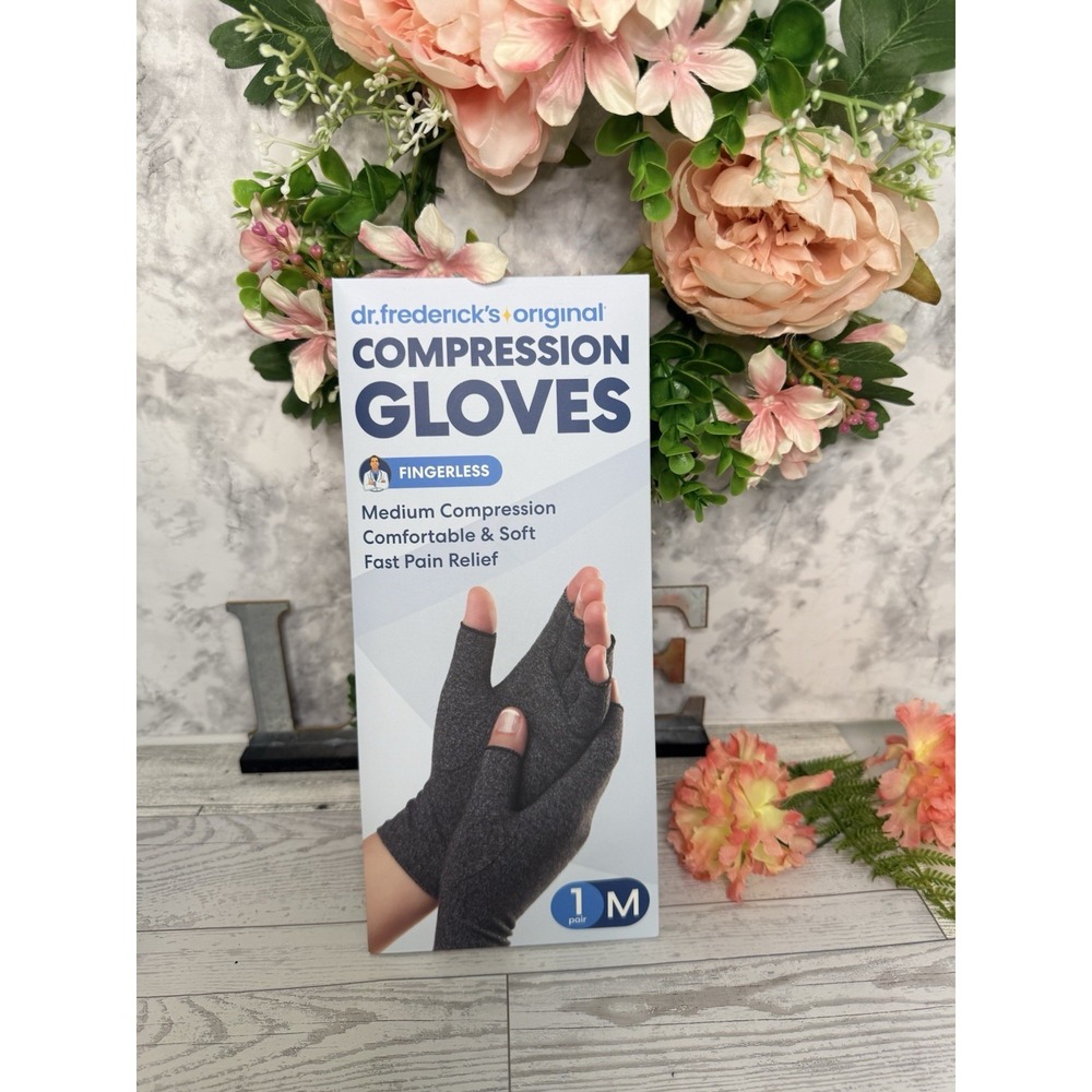 Dr. Frederick's Original Arthritis Compression Gloves for Women & Men Size Med
